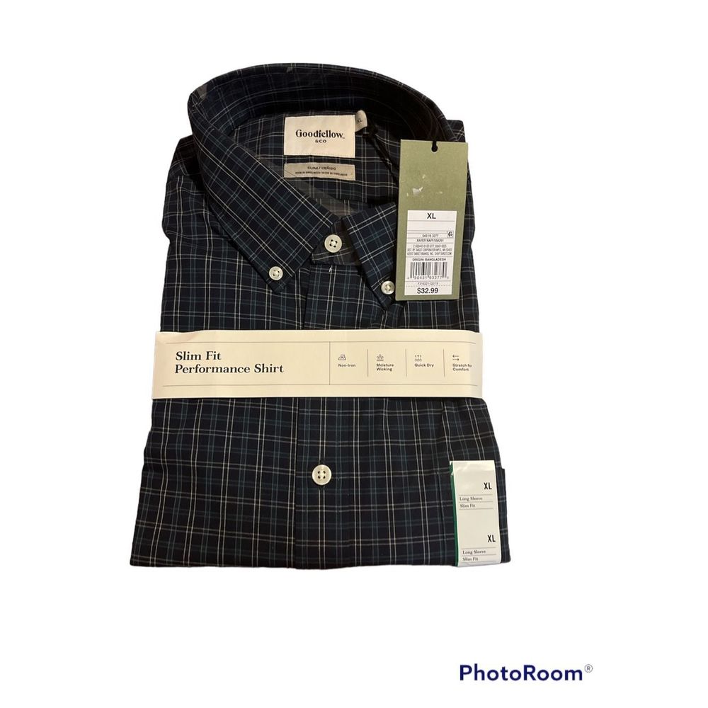 Good fellow & Co XL slim fit performance shirt